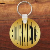 ホーネット – 金ゴールド文字 キーホルダー (正面)