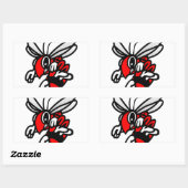 ホーネット 長方形シール (シート)