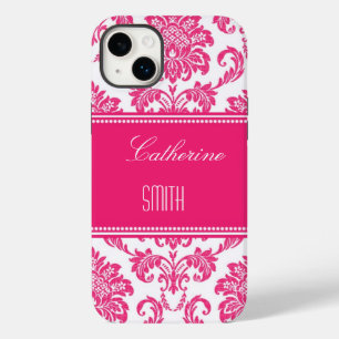 ホーパーソナライズされたトPInkダマスク Case-Mate iPhone 14 Plusケース