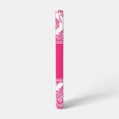 ホーパーソナライズされたトPInkダマスク Samsung Galaxyケース (左側面)