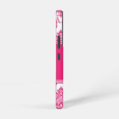 ホーパーソナライズされたトPInkダマスク Samsung Galaxyケース (右側面)