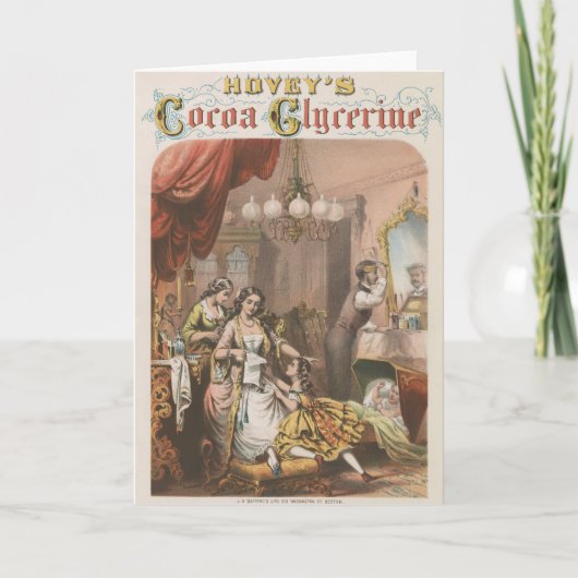 ホービーズココアグリセリン、1860年頃 カード (正面)