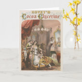 ホービーズココアグリセリン、1860年頃 カード (黄色い花)