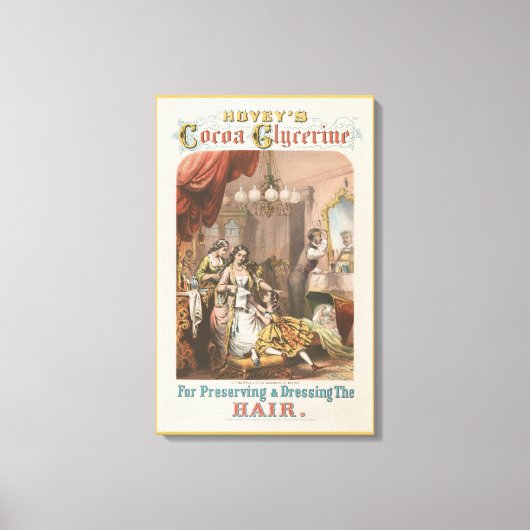 ホービーズココアグリセリン、1860年頃 キャンバスプリント (正面)