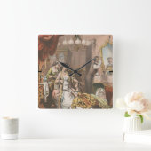 ホービーズココアグリセリン、1860年頃 スクエア壁時計 (ホーム)