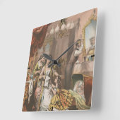 ホービーズココアグリセリン、1860年頃 スクエア壁時計 (傾斜)