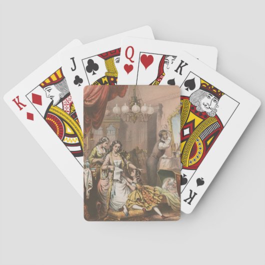 ホービーズココアグリセリン、1860年頃 トランプ (裏面)