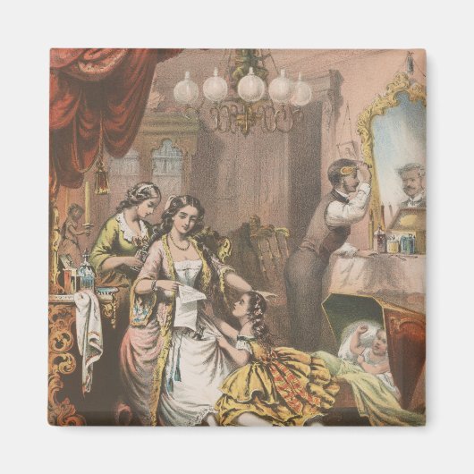 ホービーズココアグリセリン、1860年頃 マグネット (正面)