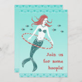 ホーピングマーメイドパーティー 招待状 (正面/裏面)