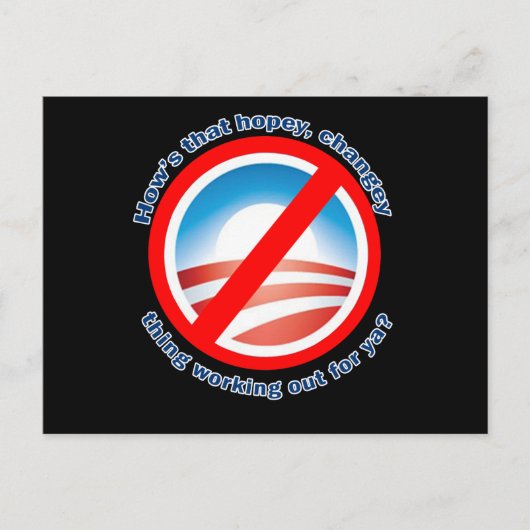 ホーピー・チェンジーの仕事は? ポストカード (正面)