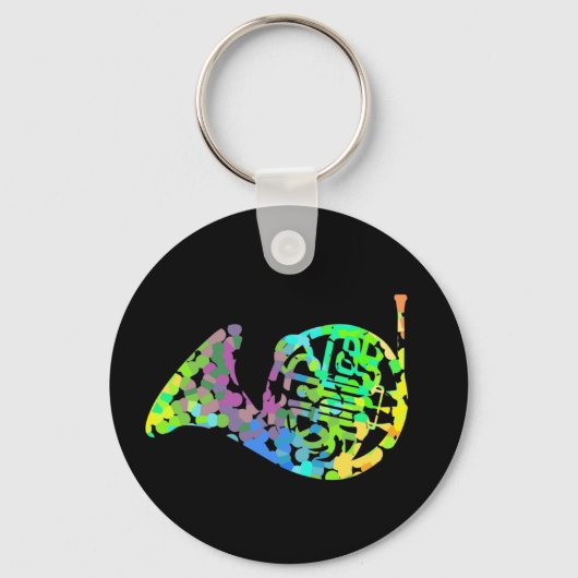 ホーファンキーンフランスのTシャツ装飾用クッション磁石 キーホルダー (正面)