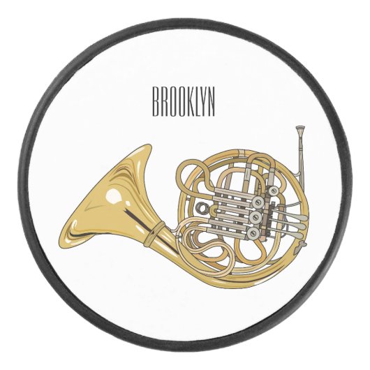 ホーフランスのンイラストレーション アイスホッケーパック (正面)