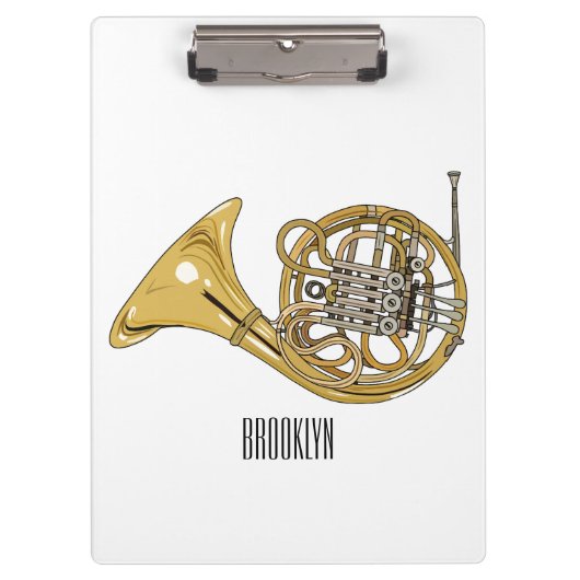 ホーフランスのンイラストレーション クリップボード (正面)