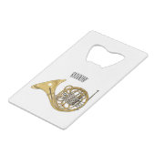 ホーフランスのンイラストレーション クレジットカード栓抜き (裏面アングル)