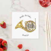 ホーフランスのンイラストレーション スタンダードカクテルナプキン (インサイチュ)