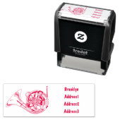 ホーフランスのンイラストレーション セルフインキングスタンプ (インサイチュ)