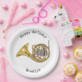 ホーフランスのンイラストレーション ペーパープレート (パーティー)