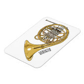 ホーフランスのンイラストレーション マグネット (左側)