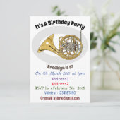 ホーフランスのンイラストレーション 招待状 (スタンド正面)