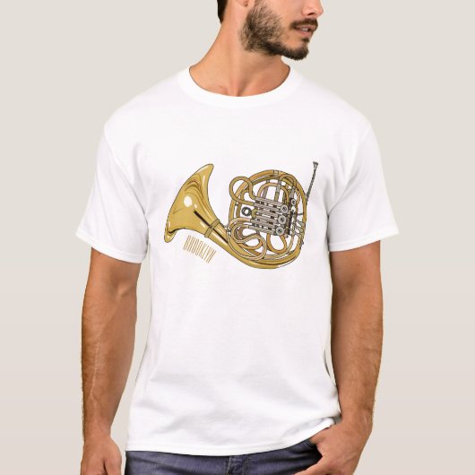 ホーフランスのンイラストレーション Tシャツ (正面)