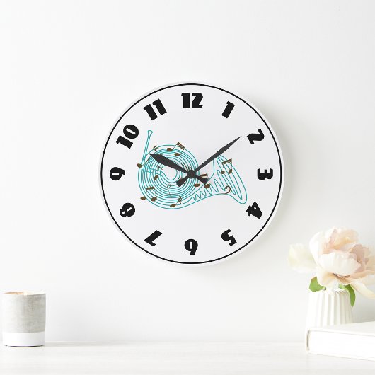 ホーフランスのンクロック ラージ壁時計