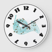 ホーフランスのンクロック ラージ壁時計 (正面)