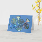 ホーフランスのンバンドクラス カード (黄色い花)