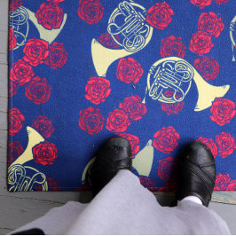 ホーフランスのンバンド ドアマット