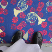 ホーフランスのンバンド ドアマット