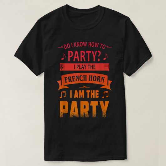 ホーフランスのンプレイヤーパーティーT型3 Tシャツ (デザイン正面)