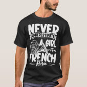 ホーフランスのンプレーヤーアパレル楽器ブラスミュージック Tシャツ (正面)