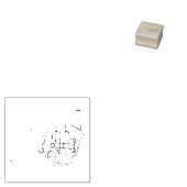 ホーフランスのンミュージシャンバンド先生ゴムスタンプ ラバースタンプ (押印)