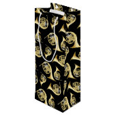 ホーフランスのンミュージシャンバンド先生ワイン抱き枕 ワインギフトバッグ (裏面アングル)