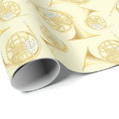 ホーフランスのンミュージシャンバンド先生包装紙 ラッピングペーパー (ロールコーナー)