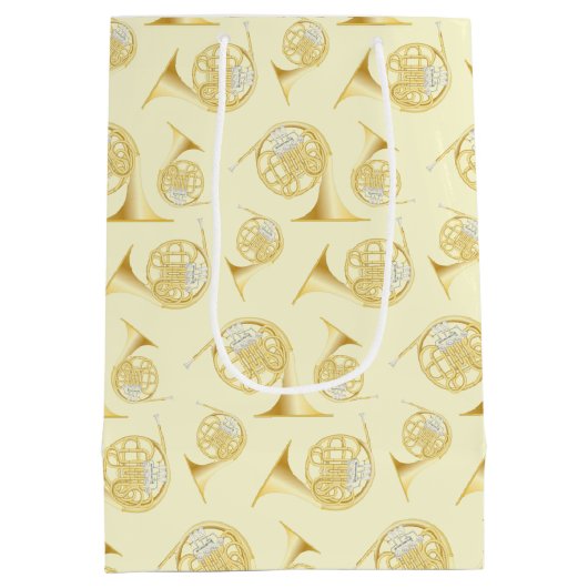 ホーフランスのンミュージシャンバンド先生 ミディアムペーパーバッグ (裏面)