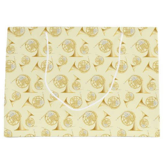 ホーフランスのンミュージシャンバンド先生 ラージペーパーバッグ (正面)