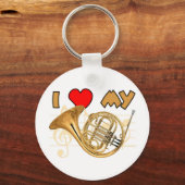 ホーフランスのンラブ キーホルダー (正面)