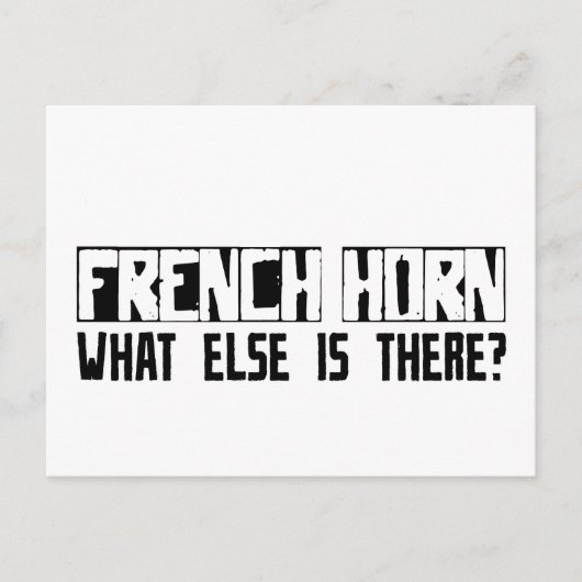 ホーフランスのン他に何がある? ポストカード (正面)