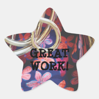 ホーフランスのン報酬ステッカー 星シール