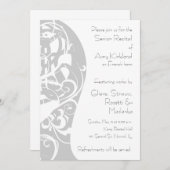 ホーフランスのン後頭部 招待状 (正面/裏面)