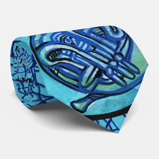 ホーフランスのン花フランスの角バンドクラス ネクタイ (ロール)