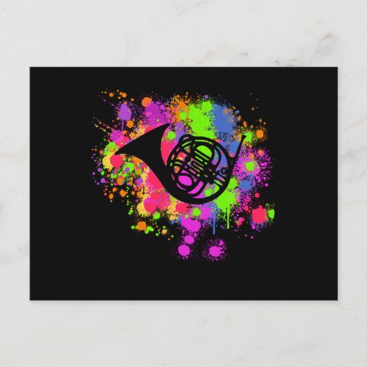 ホーフランスのン芸術的スプラミュージカル機器 ポストカード (正面)