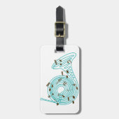 ホーフランスのン荷物タグ ラゲッジタグ (正面縦)