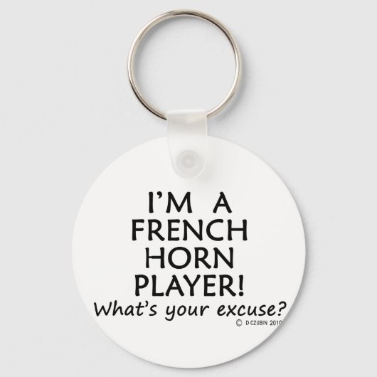 ホーフランスのン選手の言い訳 キーホルダー (正面)