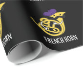 ホーフランスのン音楽おもしろい楽器プンダーク ラッピングペーパー (ロールコーナー)