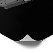 ホーフランスのン音楽恐竜ギフトキッズホーフランスのン ポスター (角)