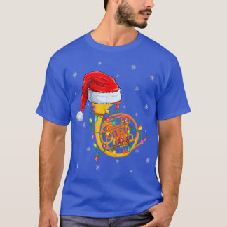 ホーフランスのン音楽愛好家クリスマスライトホーフランスのンCh Tシャツ