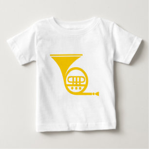 ホーフランスのン – オレンジ ベビーTシャツ