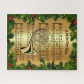 ホーフランスのン~クリスマスのお祝いを祈る ジグソーパズル (横)