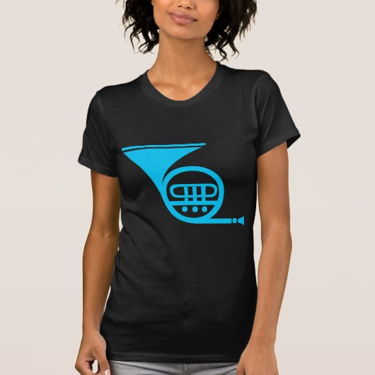 ホーフランスのン – スカイブルー Tシャツ (正面)